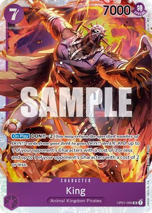 King (096) (OP01-096) - Romance Dawn Foil-1