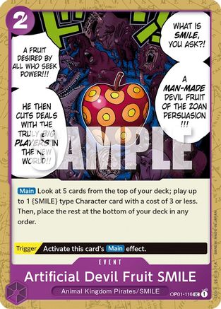 Artificial Devil Fruit SMILE (OP01-116) - Romance Dawn-1