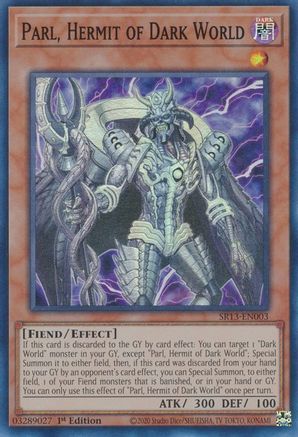 Parl, Hermit of Dark World (SR13-EN003) - Structure Deck: Dark World 1st Edition-1