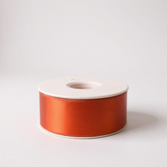 Satin Ribbon Double Face-Orange #761- 3.8 cm Wide-1