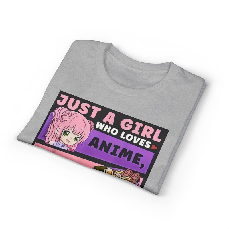 "Just a Girl Who Loves Anime Ramen and Sketching" T-Shirt-28