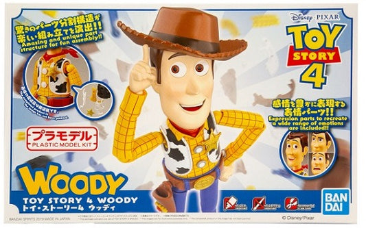 Bandai – Disney Pixar Toy Story 4: Woody Plastic Model Kit (UPC: 4573102576996)
