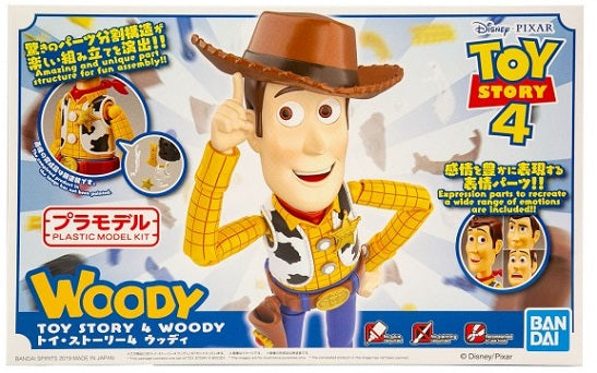Bandai – Disney Pixar Toy Story 4: Woody Plastic Model Kit (UPC: 4573102576996)-1