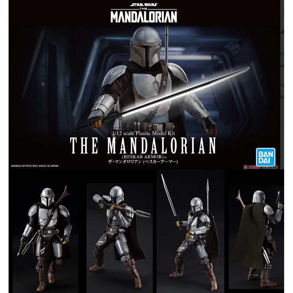Star Wars – The Mandalorian (Armadura Beskar) Maqueta de plástico a escala 1:12 (UPC: 4573102617965)
