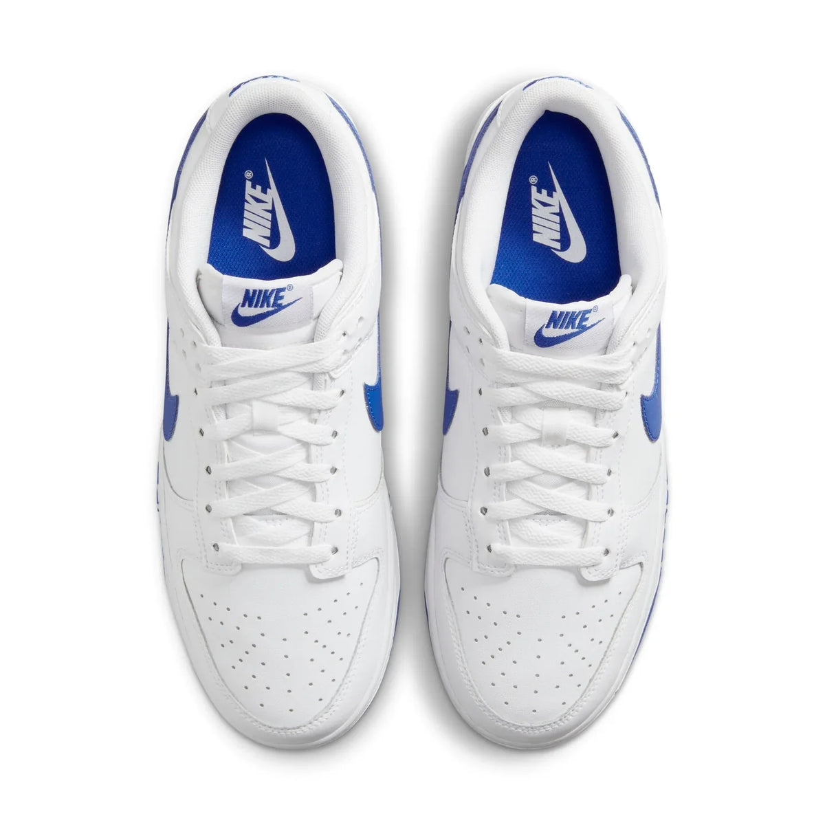 Nike 'Dunk Low' Shoes - White/Hyper Royal-4
