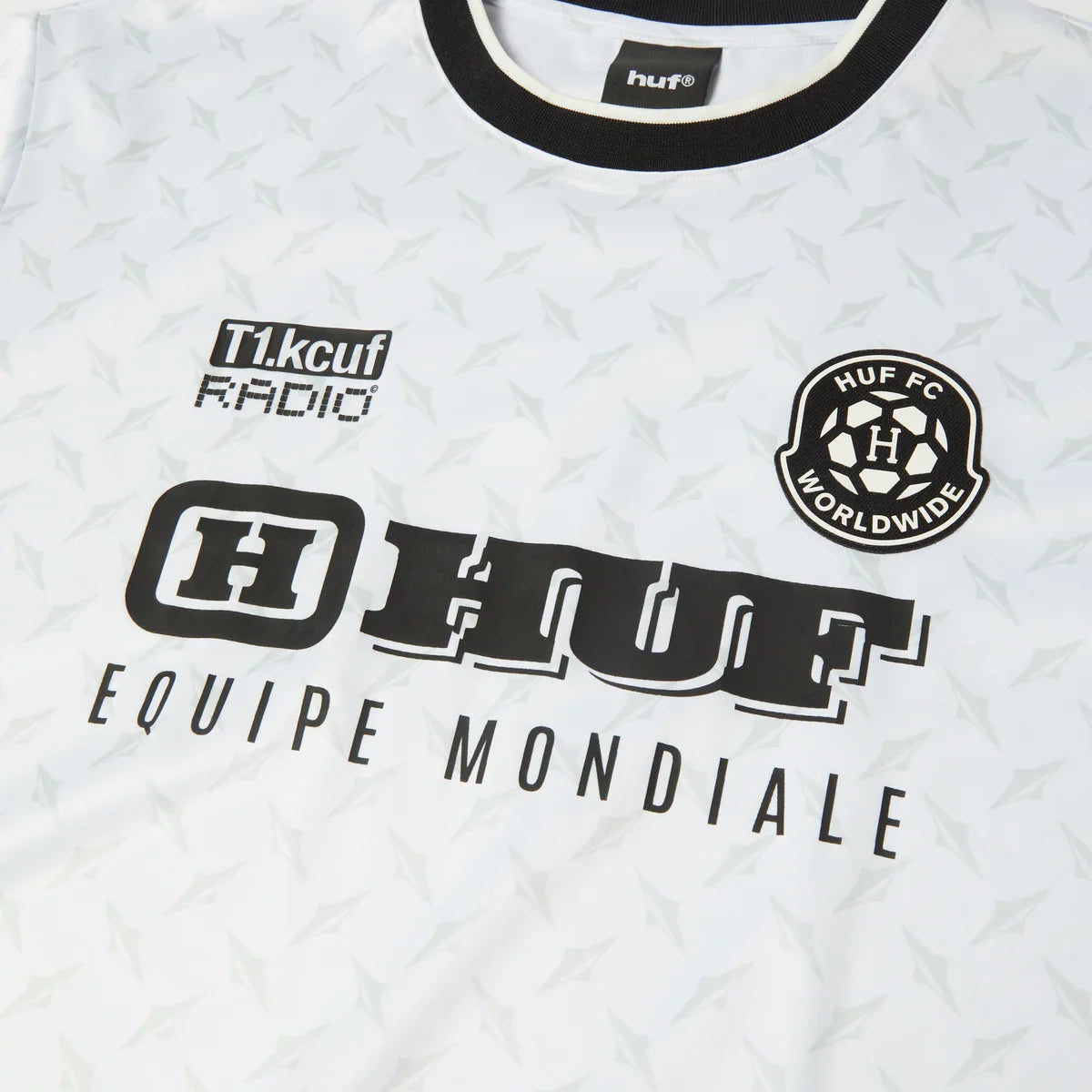 HUF 'Equipe Mondiale' Jersey - White-3