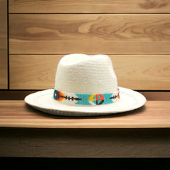 Beaded Turquoise Hatbands-2