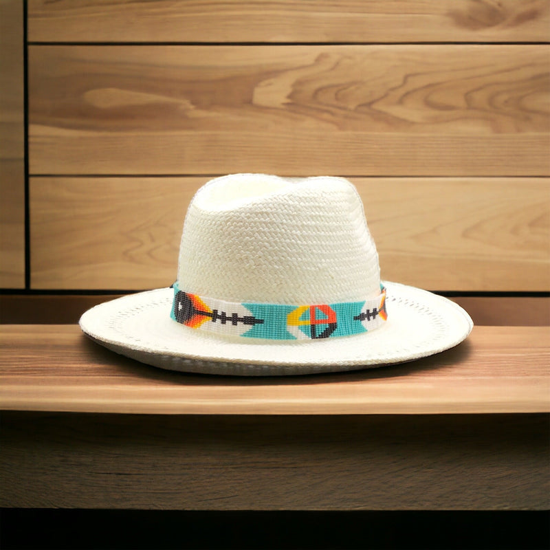 Beaded Turquoise Hatbands-2