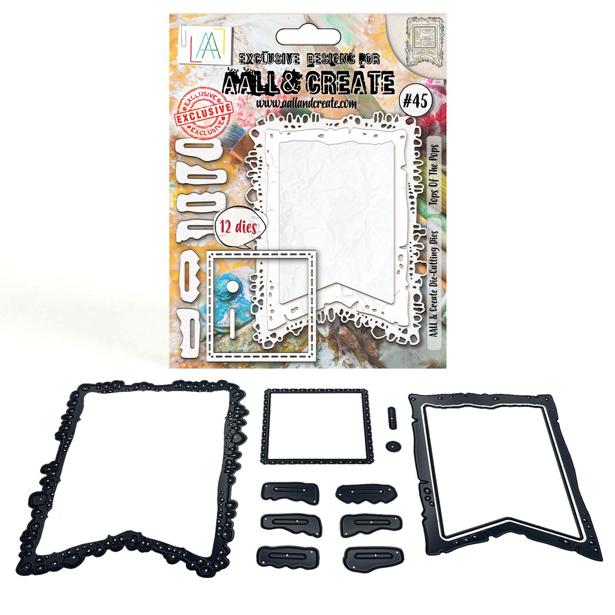 AALL and Create - Die-Cutting Die Set - Tops Of The Pops-1