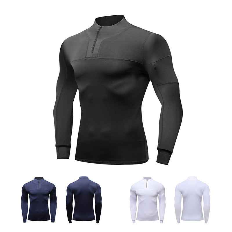 Long-Sleeve Quick-Dry Sports Coat – Outdoor Tactical Workout Activewear-1