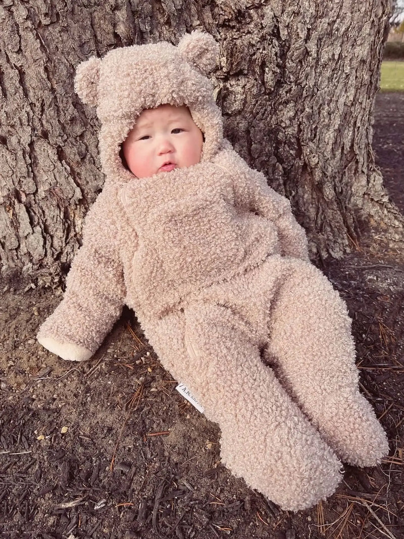 Teddy Jumpsuit | 7am Enfant |  Oatmeal-1