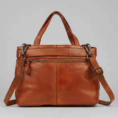 MET Premium Leather Shoulder Bag. Elegant Multi-Compartment Handbag-2