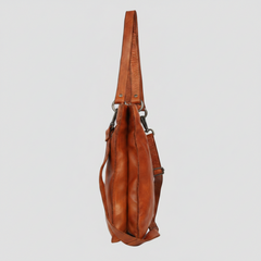 MET Premium Leather Shoulder Bag. Elegant Dual-Compartment Tote-3