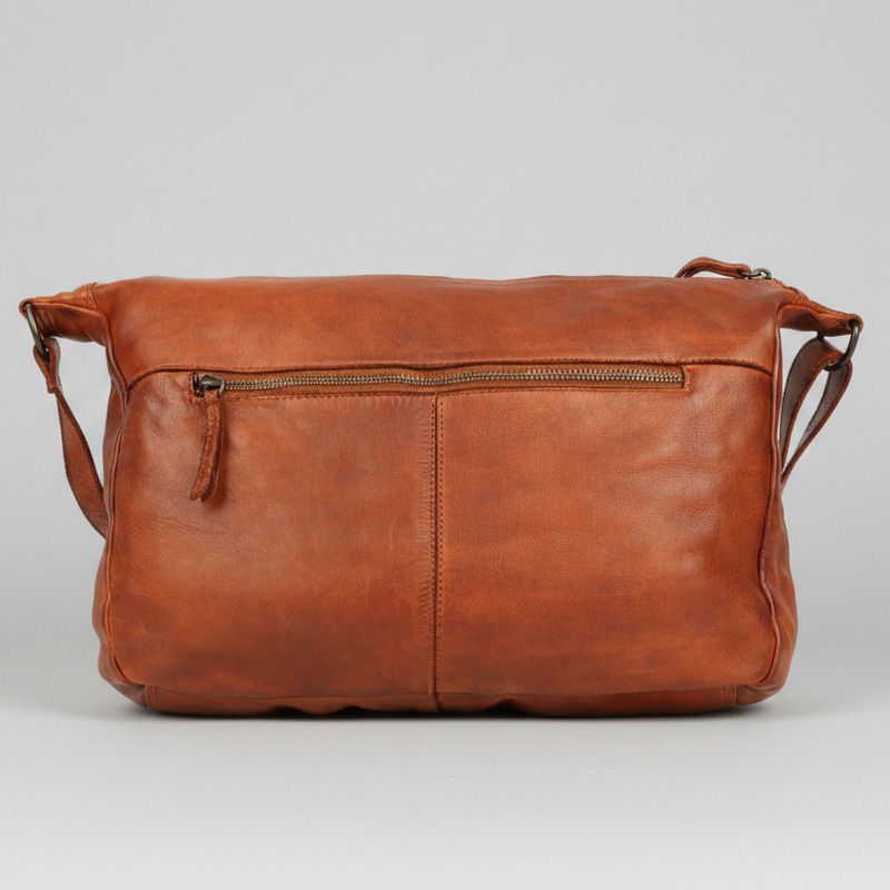 MET Premium Leather Crossbody Bag. Utility Organizer Messenger-2