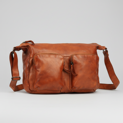 MET Premium Leather Crossbody Bag. Utility Organizer Messenger-1