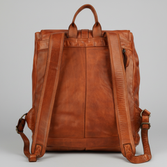 MET Premium Leather Backpack. Urban Rucksack-2