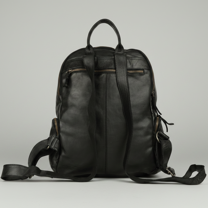 MET Premium Leather Backpack. Urban Rucksack-10