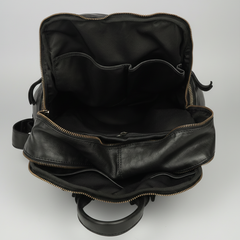 MET Premium Leather Backpack. Urban Rucksack-12