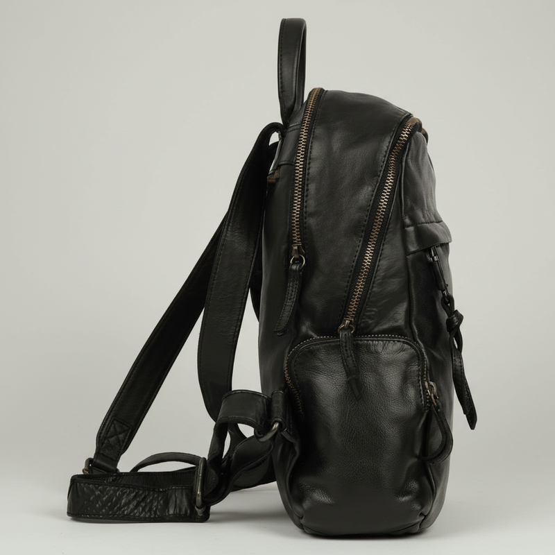 MET Premium Leather Backpack. Urban Rucksack-11
