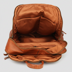 MET Premium Leather Backpack. Urban Rucksack-8