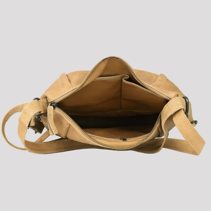 MET Premium Leather Shoulder Bag. Convertible Bag Transformer-4