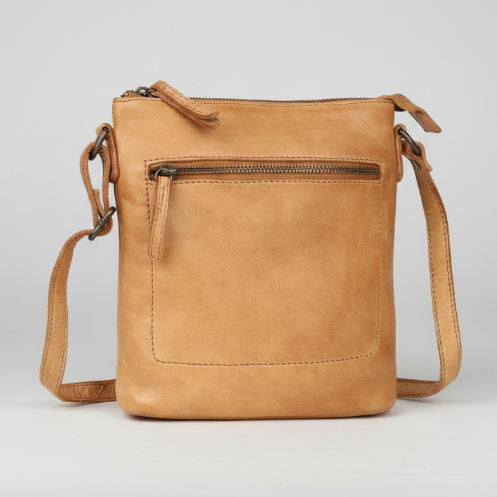 MET Premium Leather Crossbody Bag Small Travel Purse with Multi Pocket Organization-1