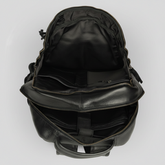 MET Premium Leather Backpack. Dual-Compartment Urban Commuter Pack-12