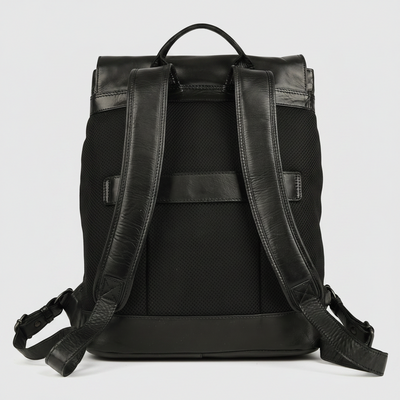 MET Premium Leather Backpack. Urban Rucksack-2