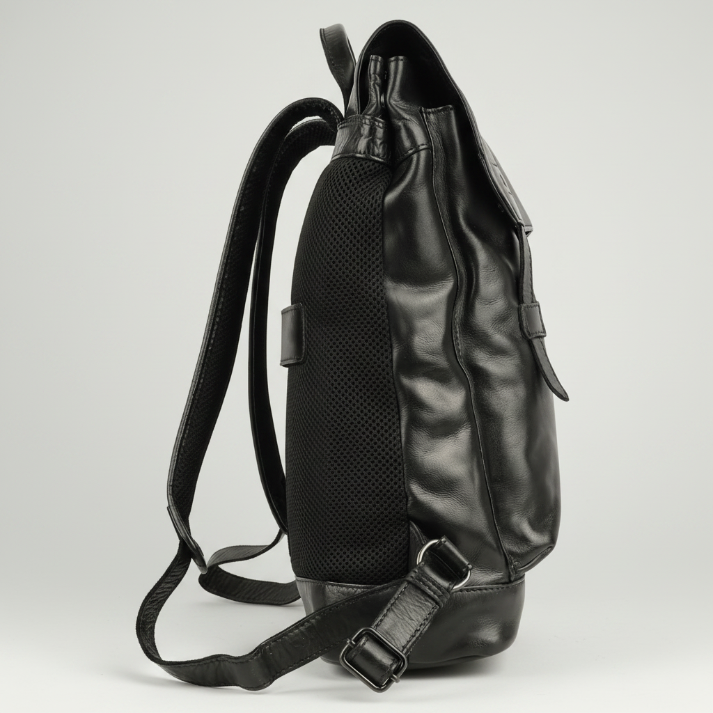 MET Premium Leather Backpack. Urban Rucksack-3