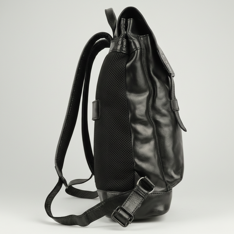 MET Premium Leather Backpack. Urban Rucksack-3