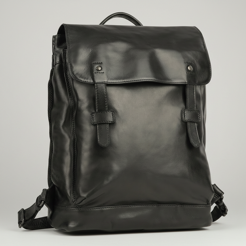 MET Premium Leather Backpack. Urban Rucksack-1