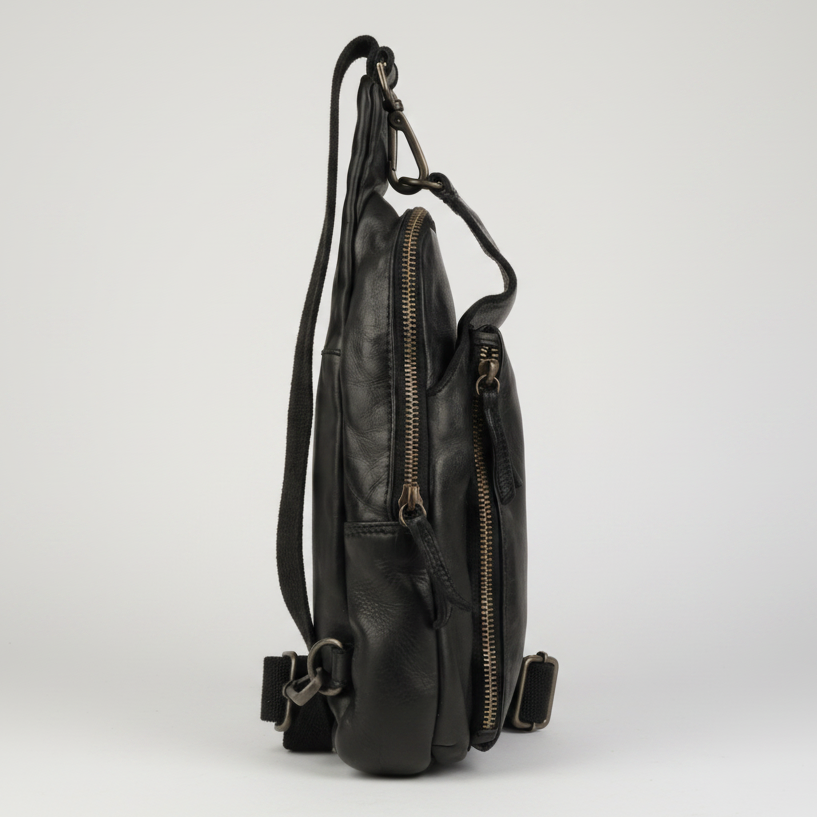MET Off The Shoulder Leather Chest Bag Backpack-19