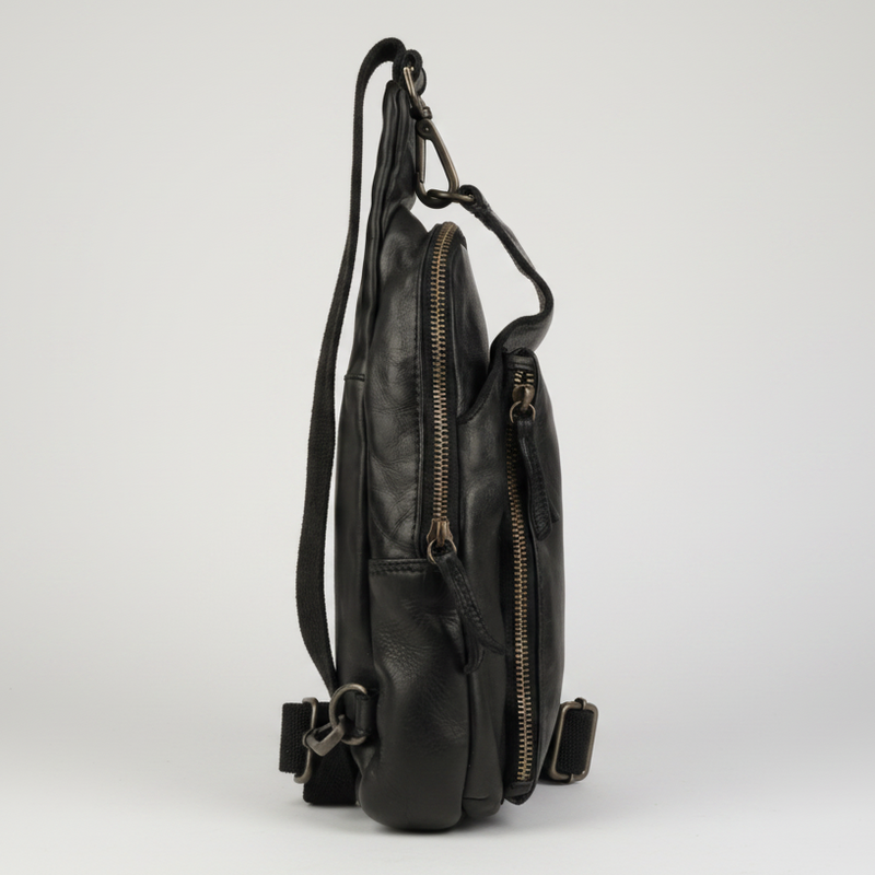 MET Off The Shoulder Leather Chest Bag Backpack-19