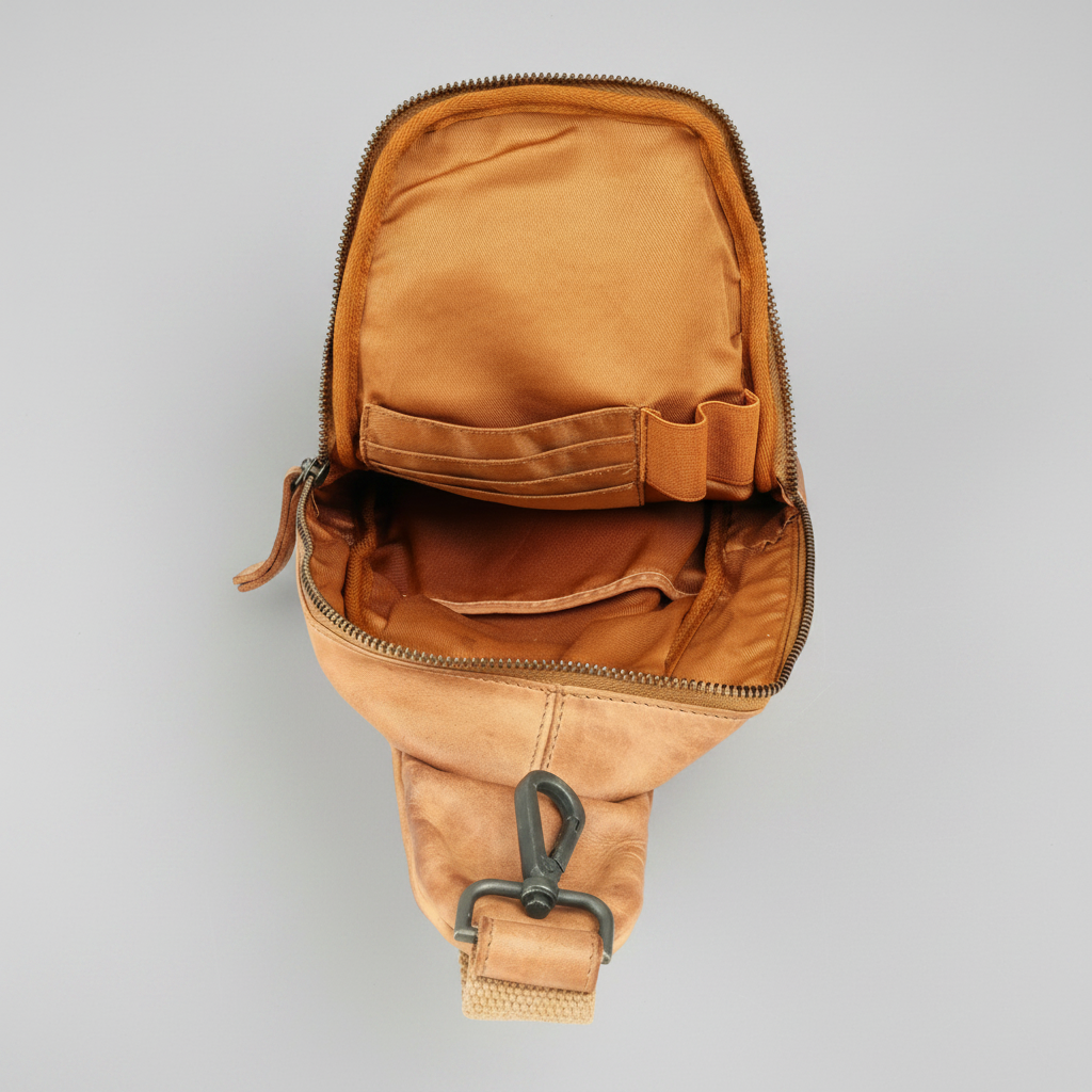 MET Off The Shoulder Leather Chest Bag Backpack-16