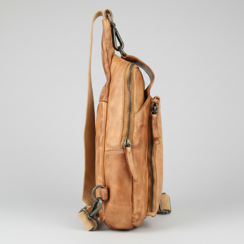 MET Off The Shoulder Leather Chest Bag Backpack-15