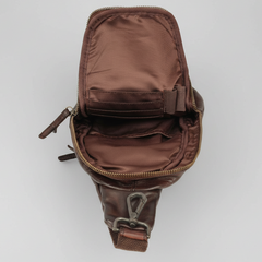 MET Off The Shoulder Leather Chest Bag Backpack-4