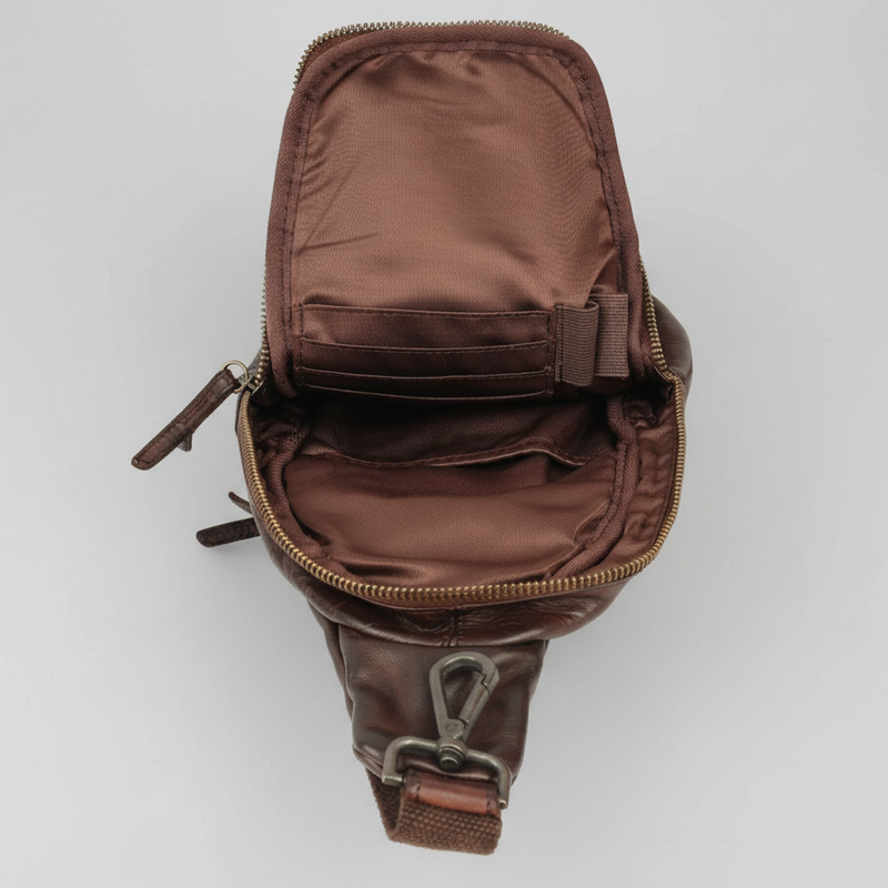 MET Off The Shoulder Leather Chest Bag Backpack-4