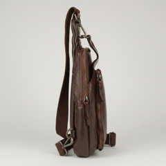 MET Off The Shoulder Leather Chest Bag Backpack-3
