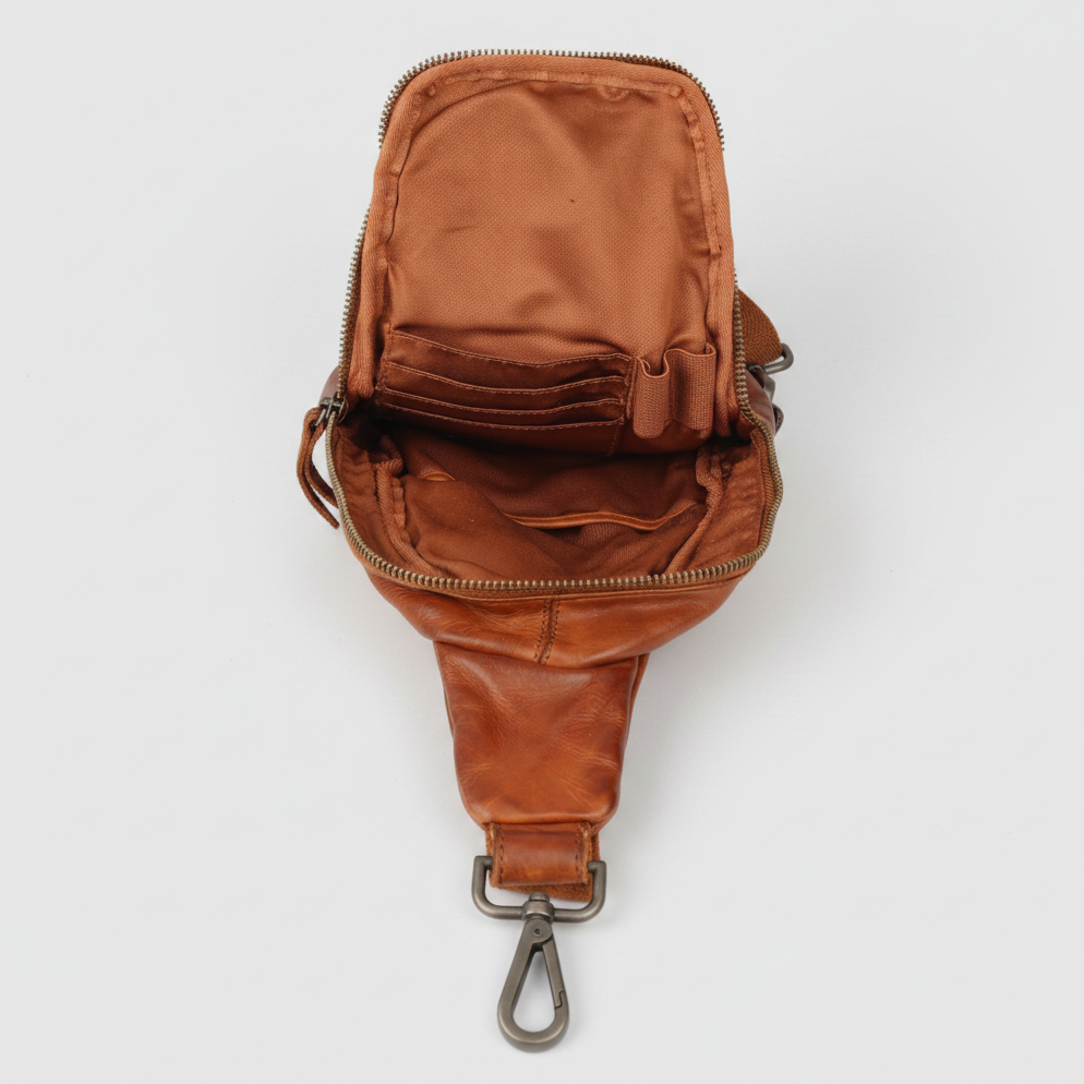 MET Off The Shoulder Leather Chest Bag Backpack-8