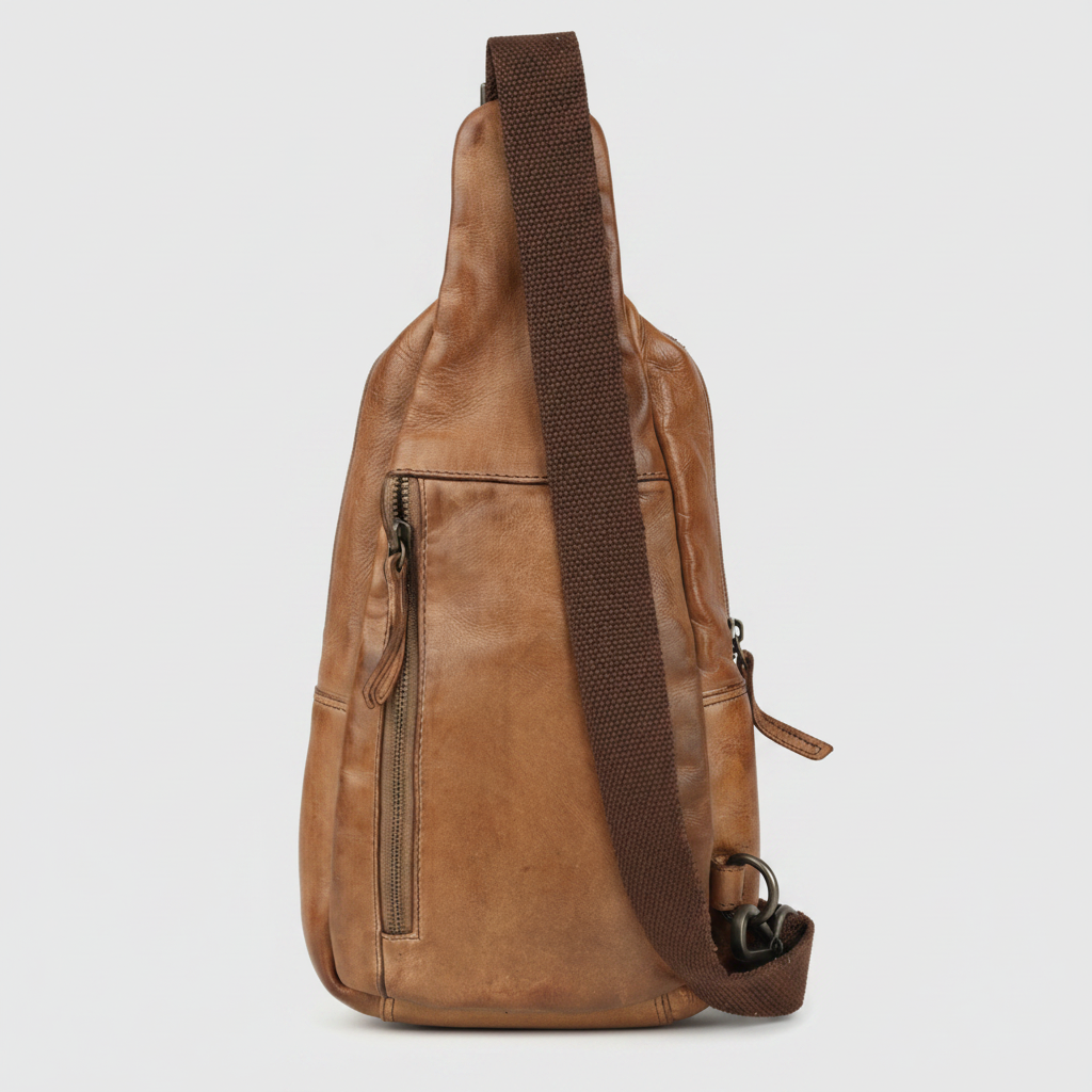 MET Off The Shoulder Leather Chest Bag Backpack-22