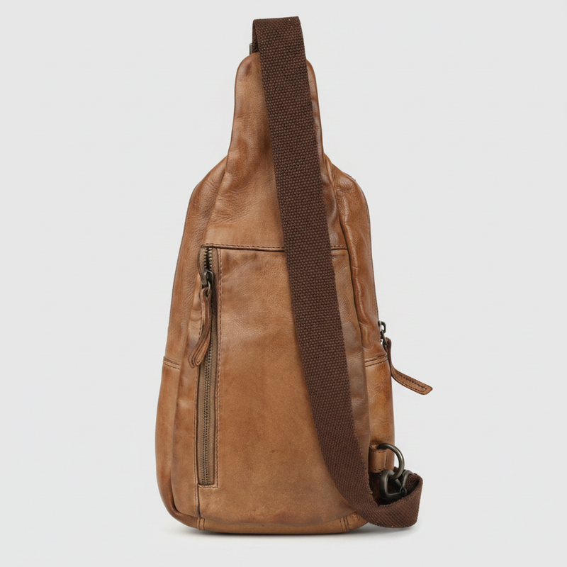 MET Off The Shoulder Leather Chest Bag Backpack-22