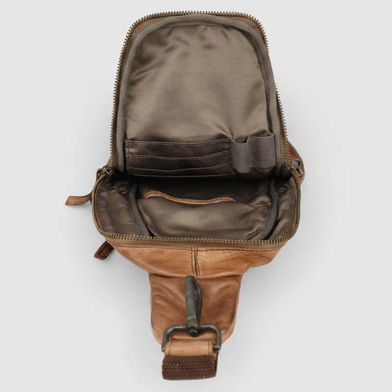 MET Off The Shoulder Leather Chest Bag Backpack-24