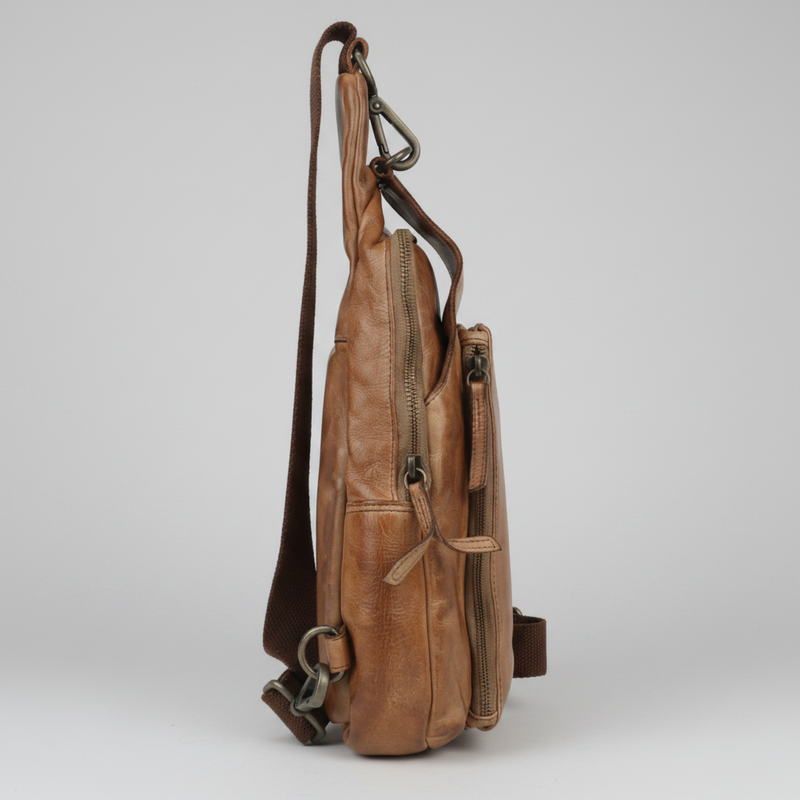 MET Off The Shoulder Leather Chest Bag Backpack-23