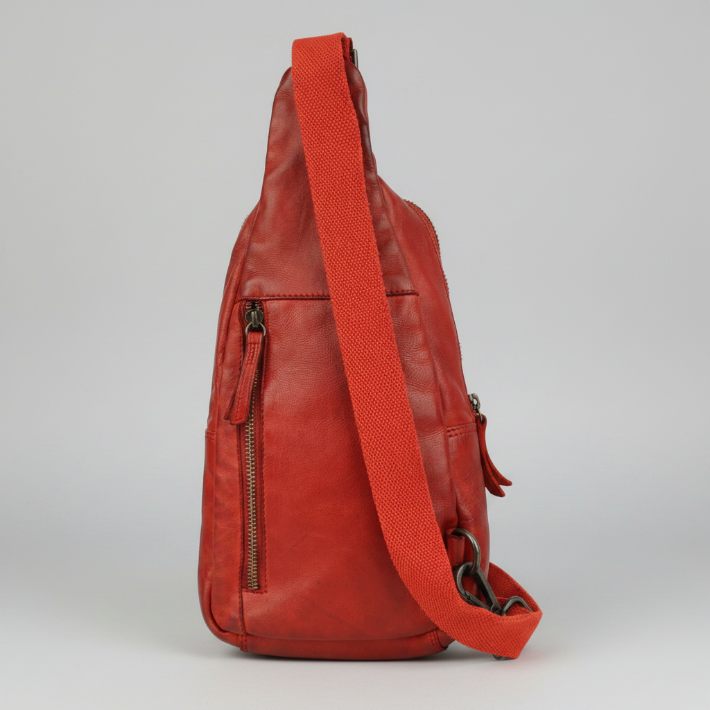 MET Off The Shoulder Leather Chest Bag Backpack-10