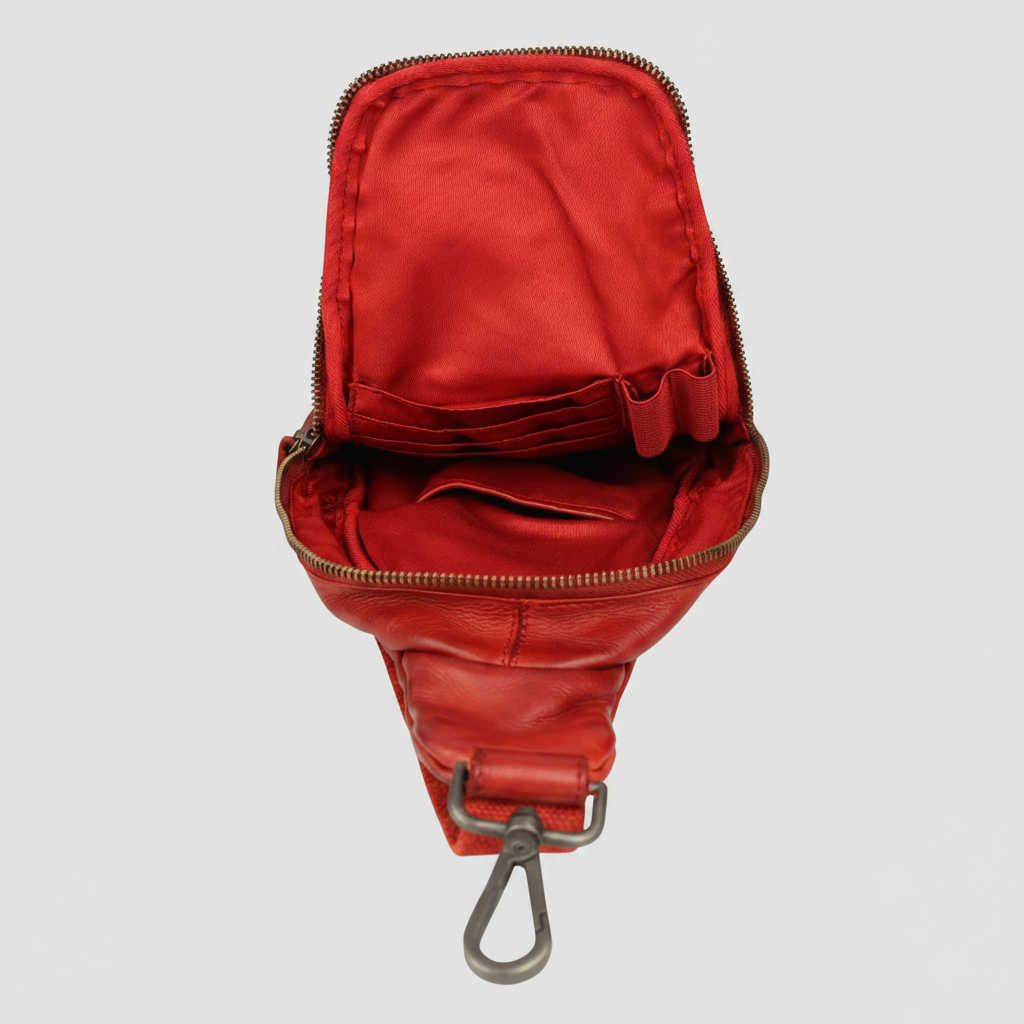 MET Off The Shoulder Leather Chest Bag Backpack-12