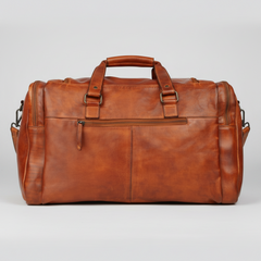 MET Premium Leather Small Duffle Bag. Urban Weekend Carry-On-6