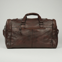 MET Premium Leather Small Duffle Bag. Urban Weekend Carry-On-2