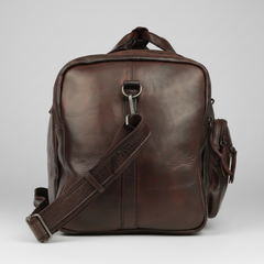 MET Premium Leather Small Duffle Bag. Urban Weekend Carry-On-3