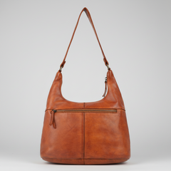 MET Premium Leather Shoulder Bag. Everyday Urban Hobo-2