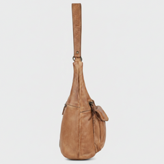MET Premium Leather Shoulder Bag. Everyday Urban Hobo-7